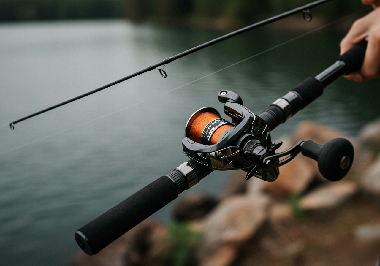 Premium fishing rod and reel combo